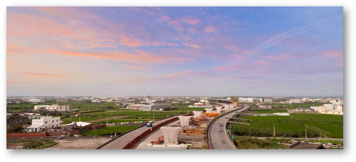 西濱快速公路房裡大安主線高架橋工程